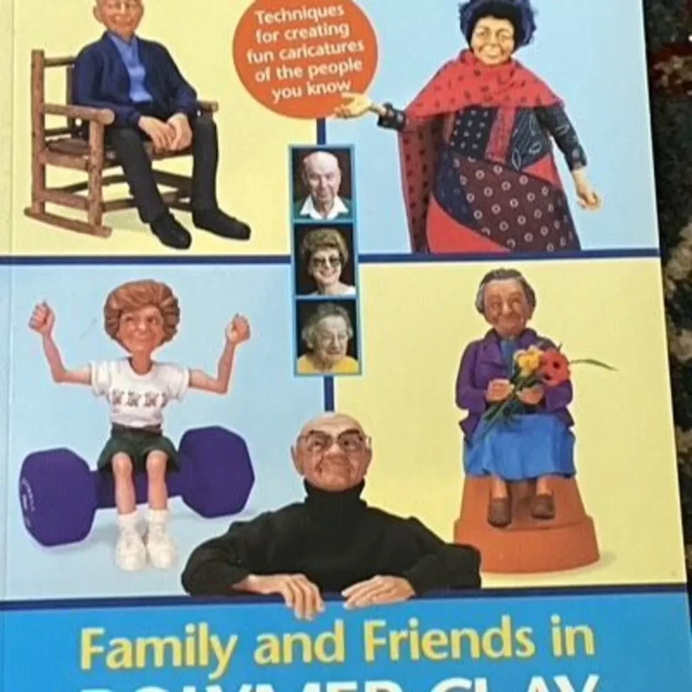 Polymer clay character instruction books by Maureen Carlson TWO